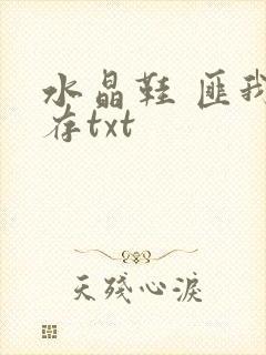水晶鞋 匪我思存txt