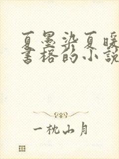 夏墨染夏暖烟沈书榕的小说免费阅读全文