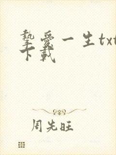 挚爱一生txt下载