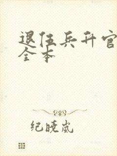 退伍兵升官记 全本