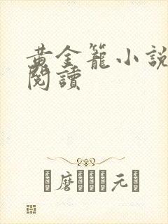 黄金笼小说免费阅读