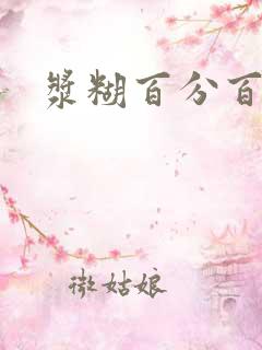 浆糊百分百全文