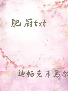 肥厨txt