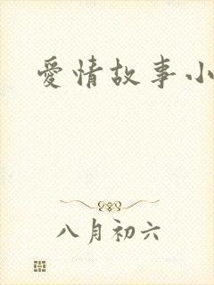 爱情故事小说