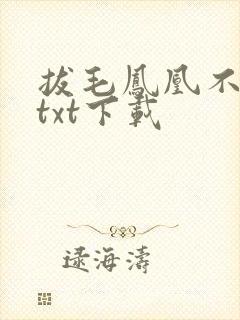 拔毛凤凰不如鸡txt下载