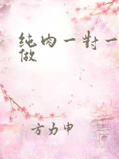 纯肉一对一到处做