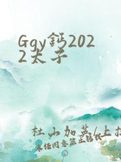 Ggy钙2022太子