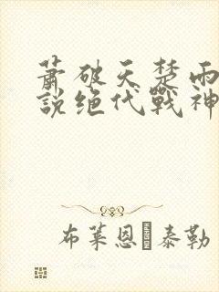 萧破天楚雨馨小说绝代战神