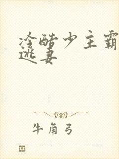 冷酷少主霸宠小逃妻