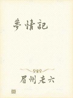 梦情记