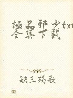 极品邪少txt全集下载