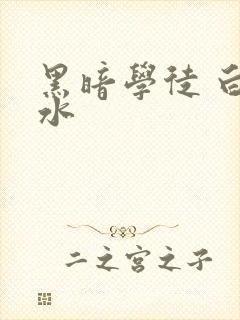 黑暗学徒 白开水