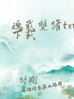 魂武双修txt下载