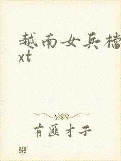 越南女兵档案txt