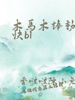 木马木棒动得好快bl