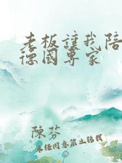 老板让我陪两个德国专家