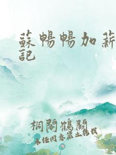 苏畅畅加薪奋斗记