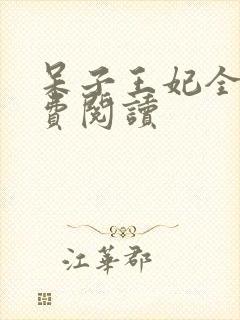 呆子王妃全文免费阅读