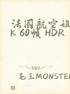 法国航空姐 4k 60帧 HDR