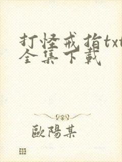 打怪戒指txt全集下载