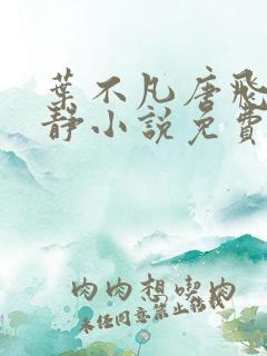 叶不凡唐飞雪李静小说免费阅读