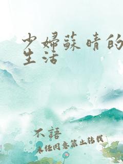 少妇苏晴的性荡生活