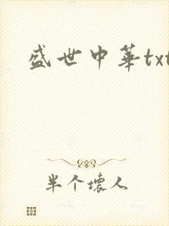 盛世中华txt