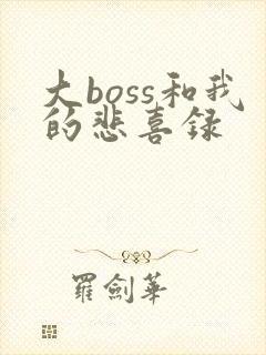 大boss和我的悲喜录