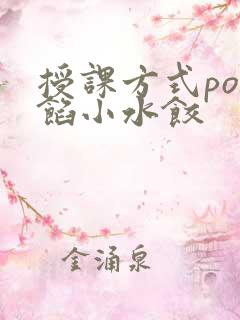 授课方式po肉馅小水饺