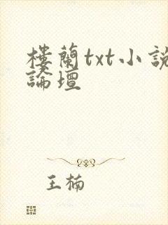 楼兰txt小说论坛