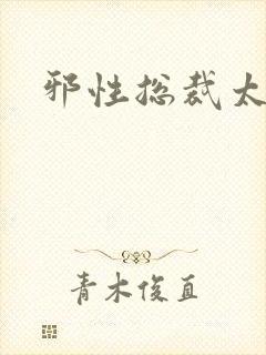 邪性总裁太难缠