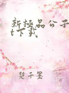 新极品公子txt下载