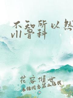 不知所以然h1vl1骨科