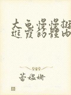 大龟慢慢挺进王进霞的体内