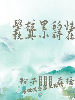 学校里的性教学教具小诗在线