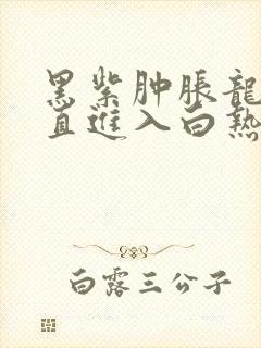 黑紫肿胀龙根直直进入白热