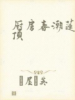 厨房春潮莲花坐顶