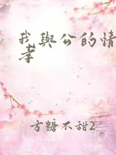 我与公的情乱妻孝