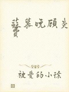 苏慕晚顾炎初免费