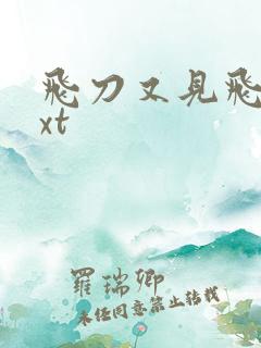 飞刀又见飞刀txt