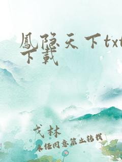 凤隐天下txt下载
