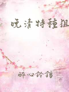 晚清特种狙击手