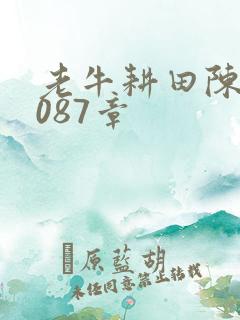 老牛耕田陈雪1087章