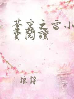 苍穹之雷小说免费阅读