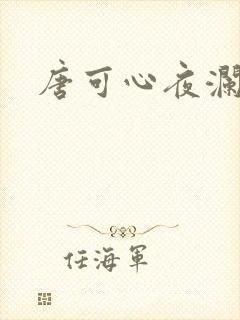 唐可心夜澜绝