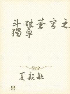 斗破苍穹之唯我独尊