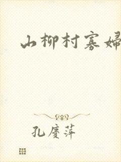山柳村寡妇情史