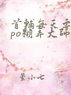 首辅每天要不够po糊弄大师