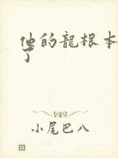 他的龙根本太大了