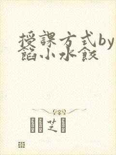 授课方式by肉馅小水饺
